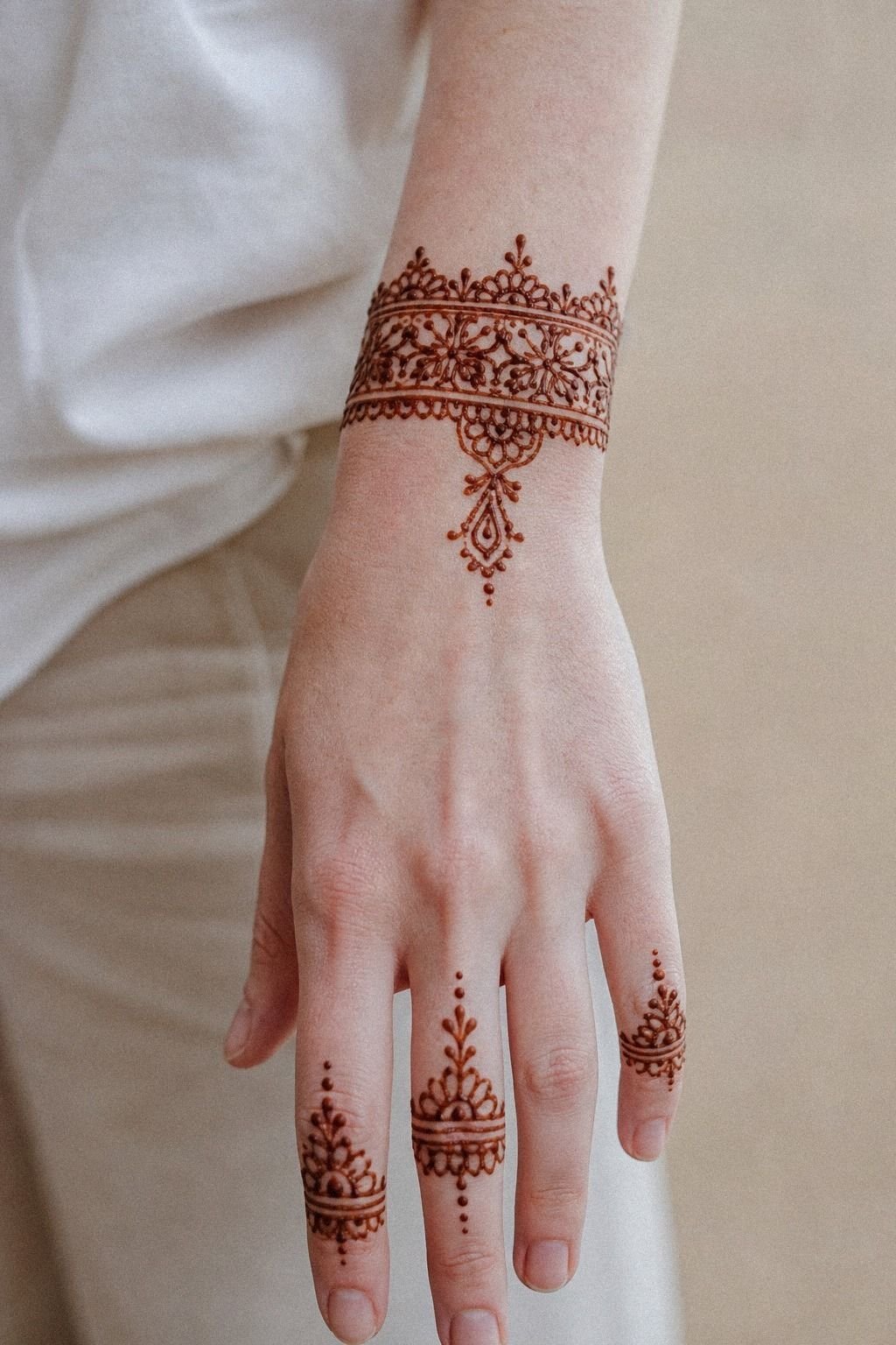 I Built A Minimal Wrist Henna Band