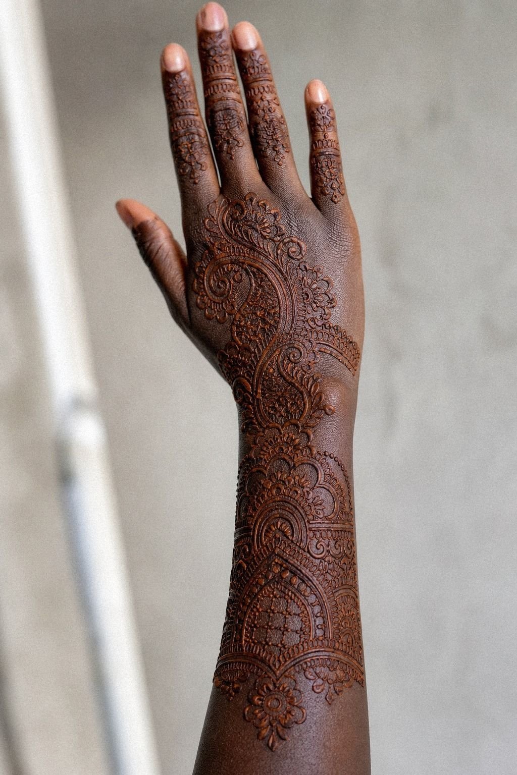 I Photographed The Finished Henna Tattoo Hand