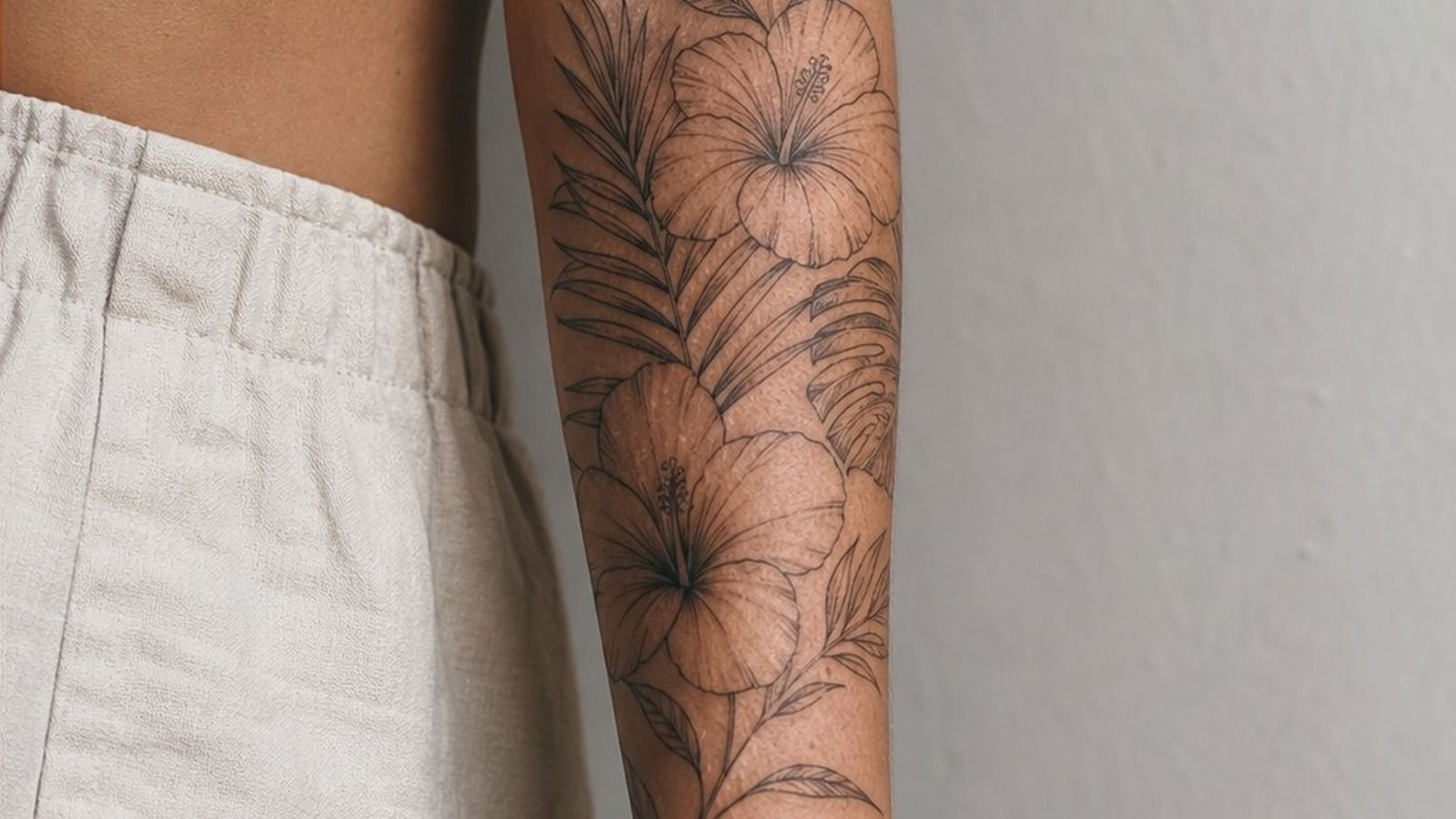 Timeless Hibiscus Flower Tattoos That Heal Clean and Age Soft