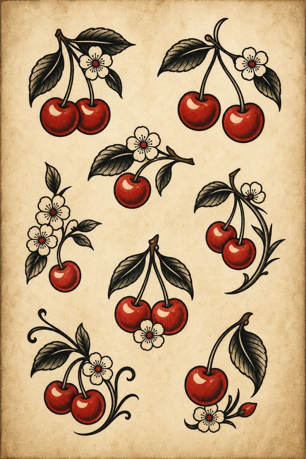 Sailor Jerry Red Cherry Flash, Recut for the Hip
