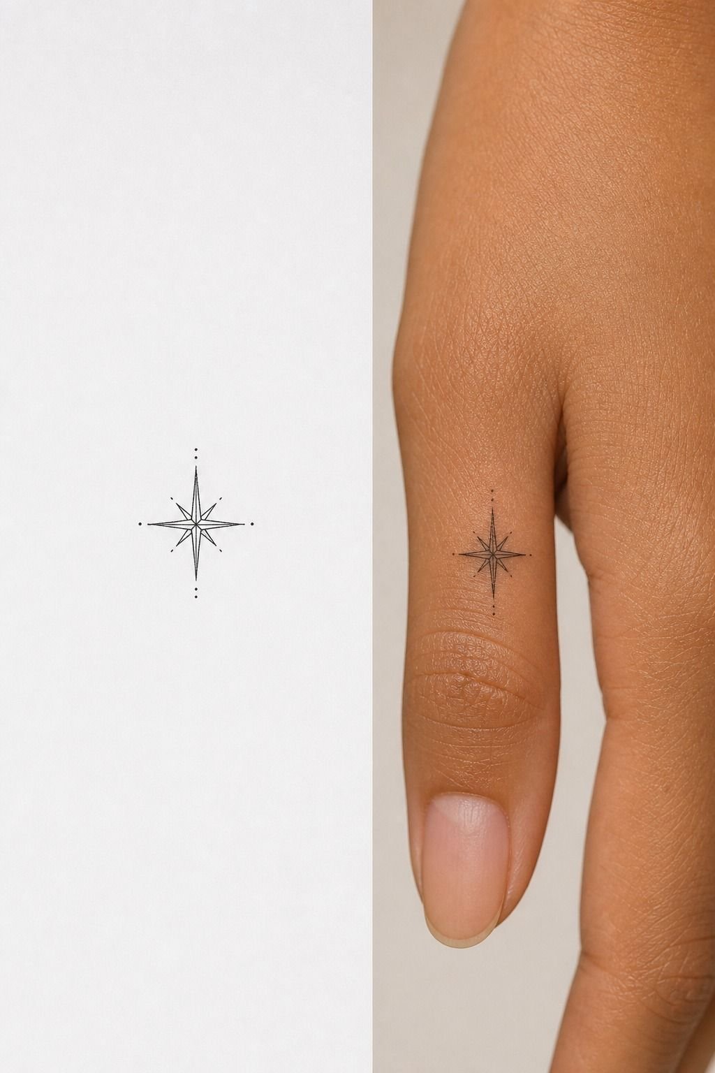 What makes a North Star finger tattoo holds up, and what makes it a regret?