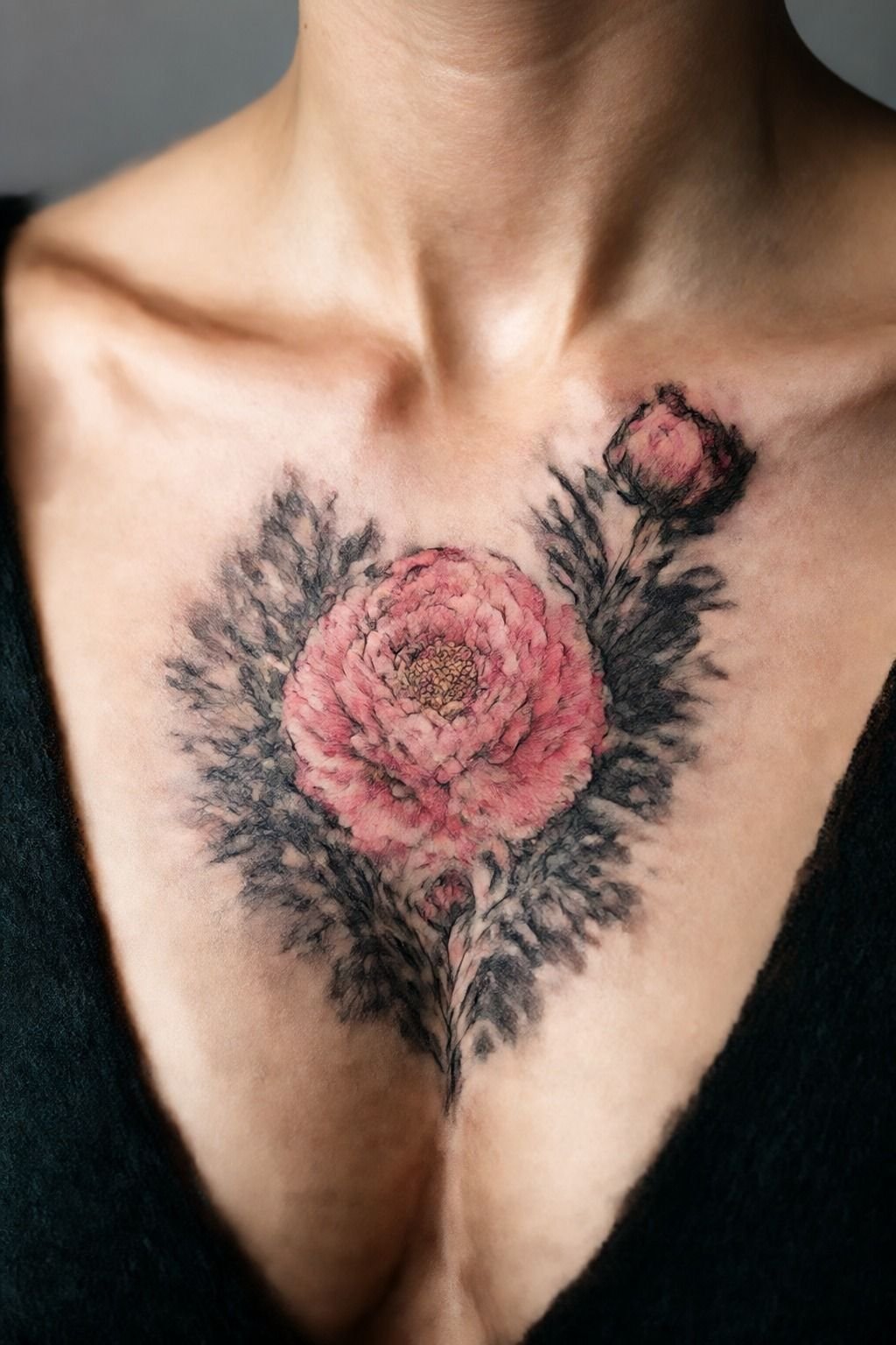 Set Japanese Peony Tattoo Pain Expectations