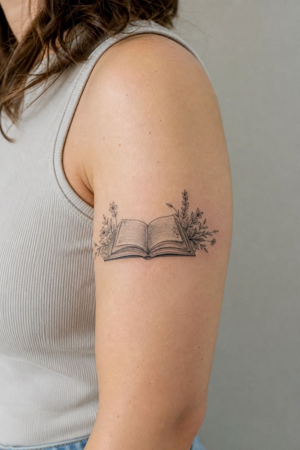 I Planned Pain Around A Detailed Book Tattoo