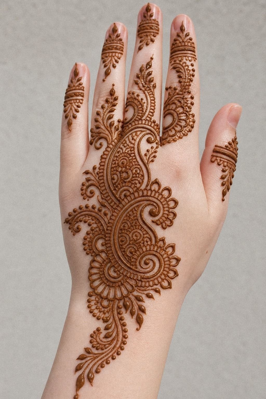 Layer Bridal Paisleys With Clean Borders