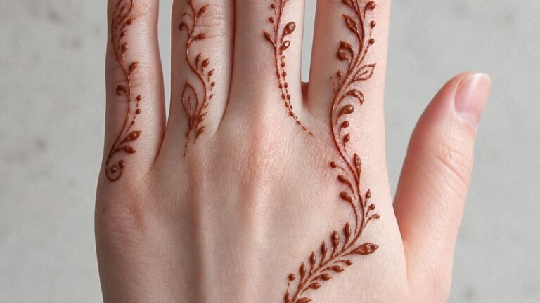 13 Minimal Henna Designs That Stay Clean Without Feeling Bare