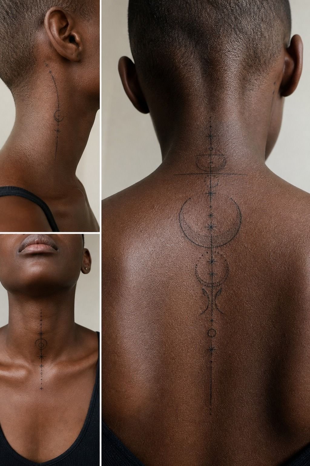 Comparing Front, Side, and Back Neck Placement
