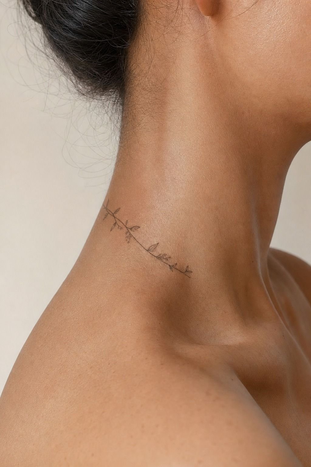 Hidden Small Tattoos That Stay Under Your Collar