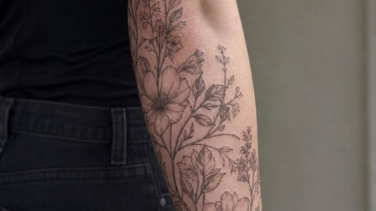 11 Quarter Sleeve Tattoos For Women That Age Clean and Bold