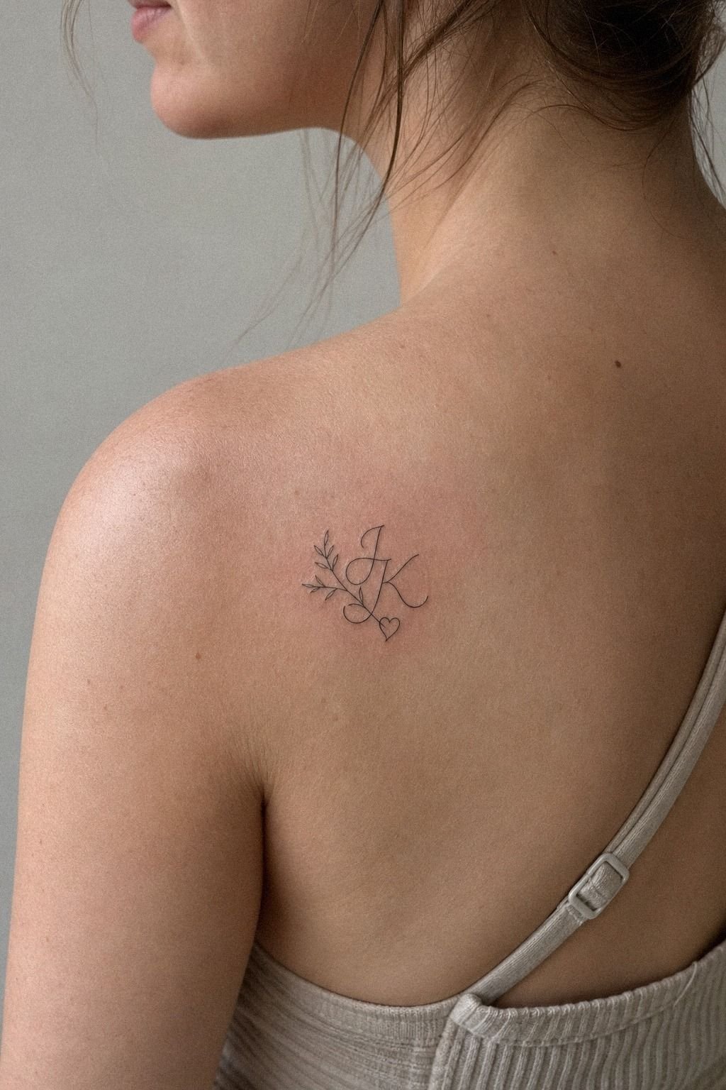 Start With A Meaningful Family Initial Tattoo