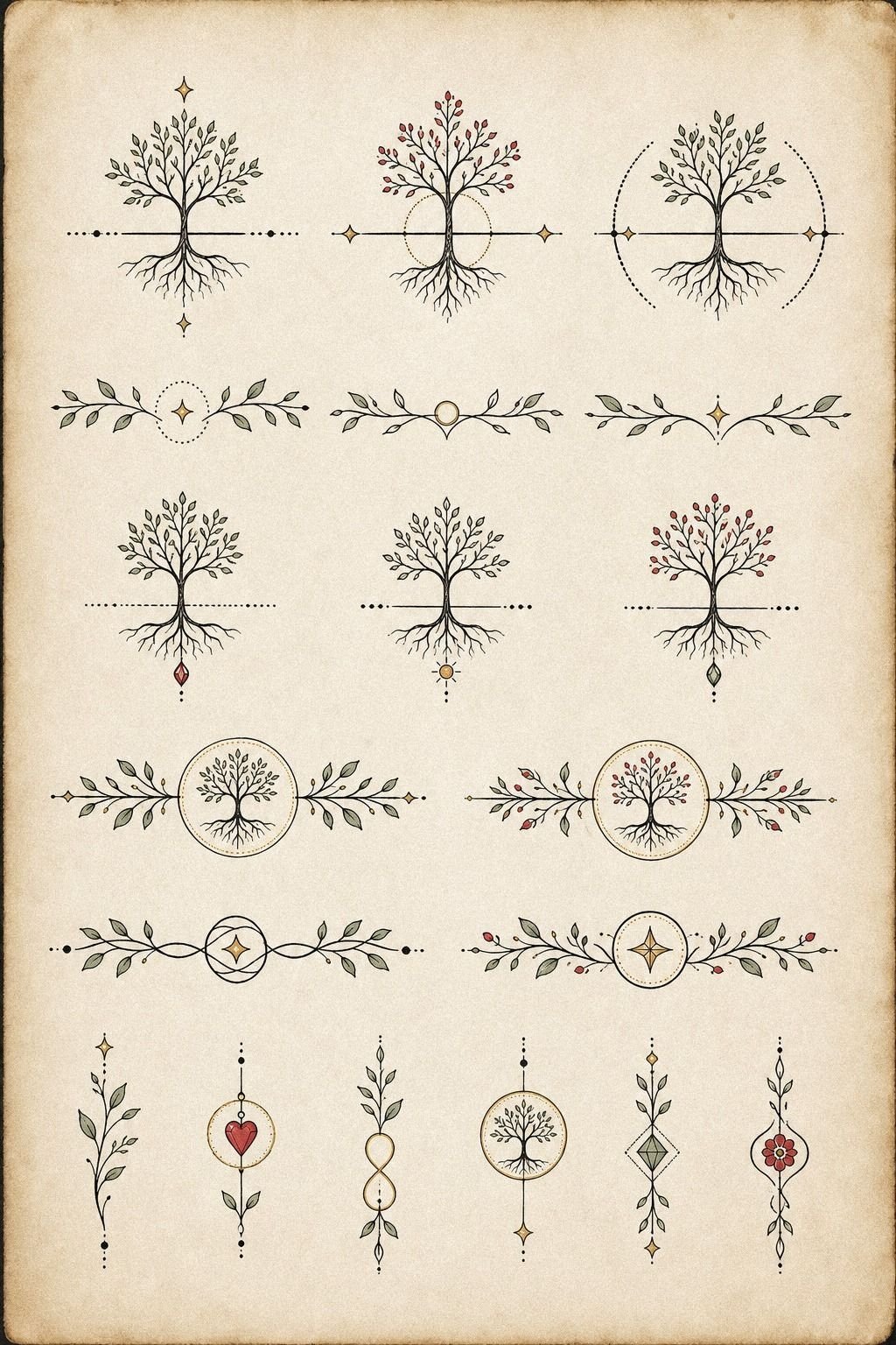 Plan A Family Tree Wrist Tattoo