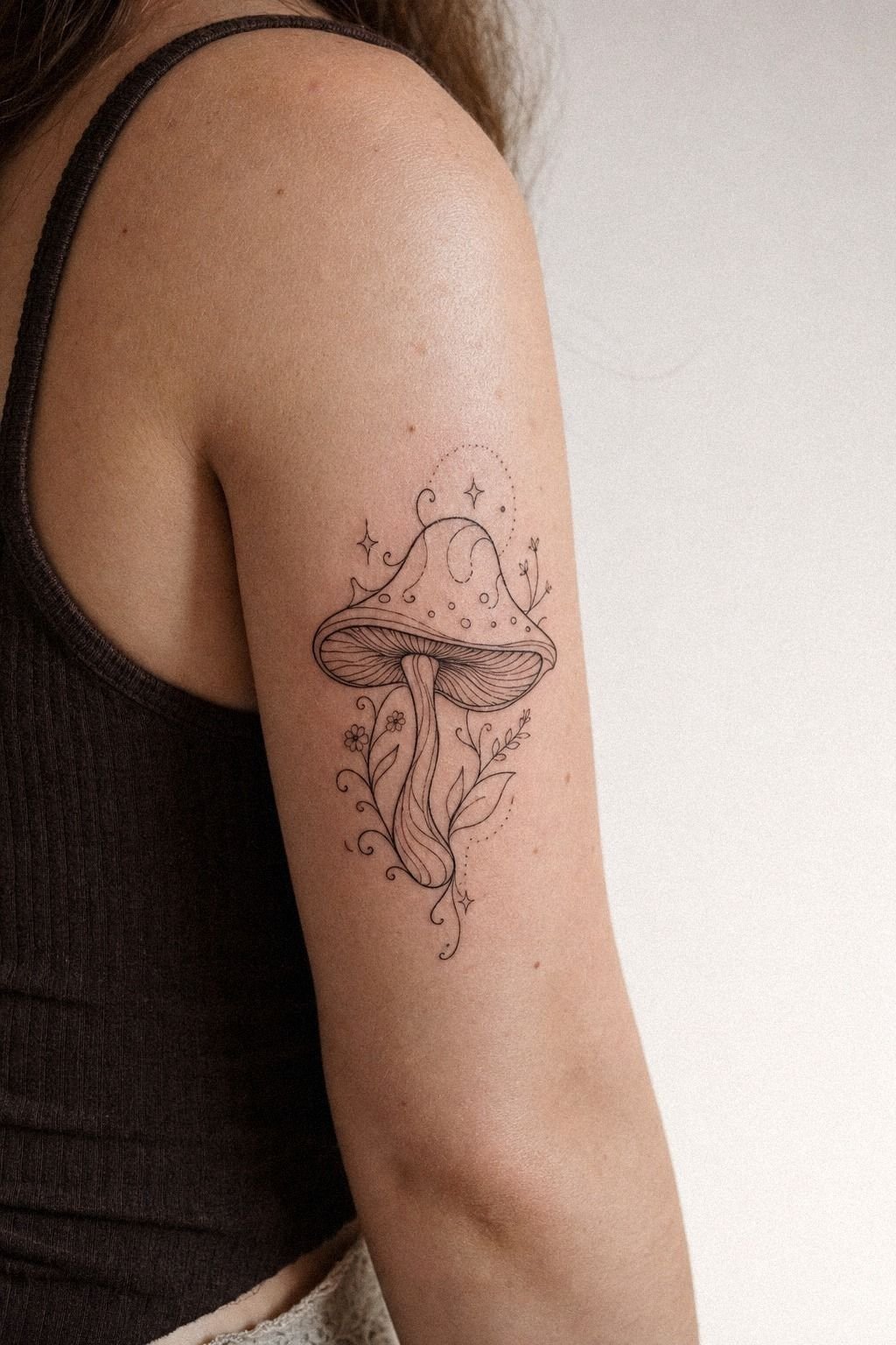 Start With A Funky Mushroom Tattoo