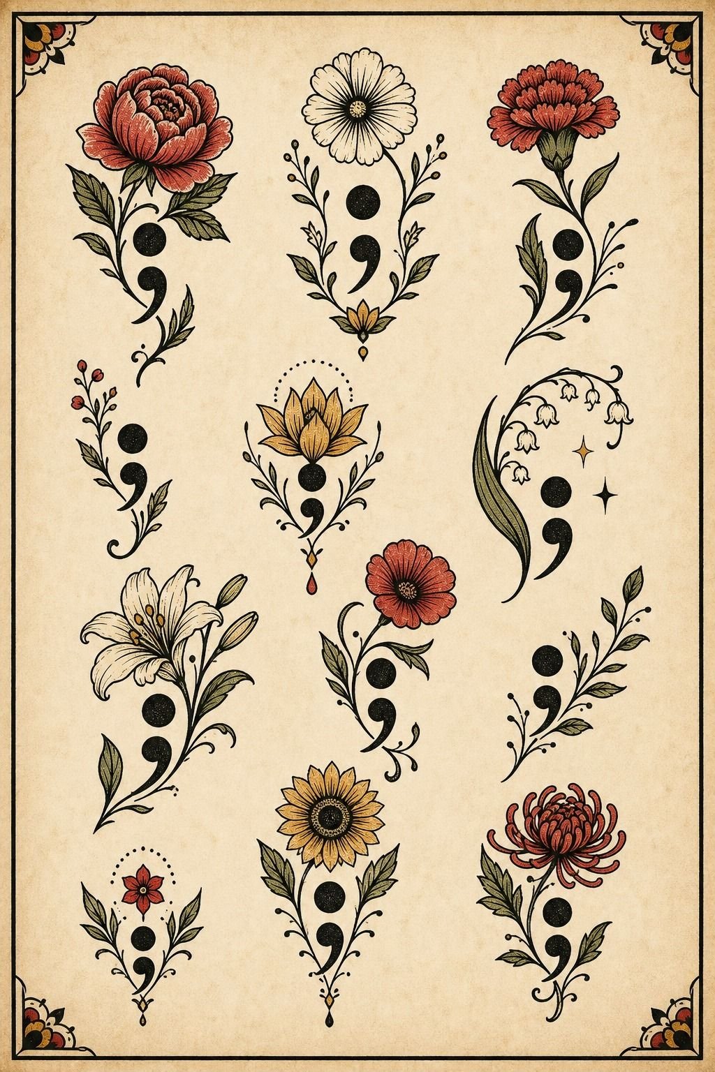 Why Does The Semicolon Bloom Work On A Forearm?