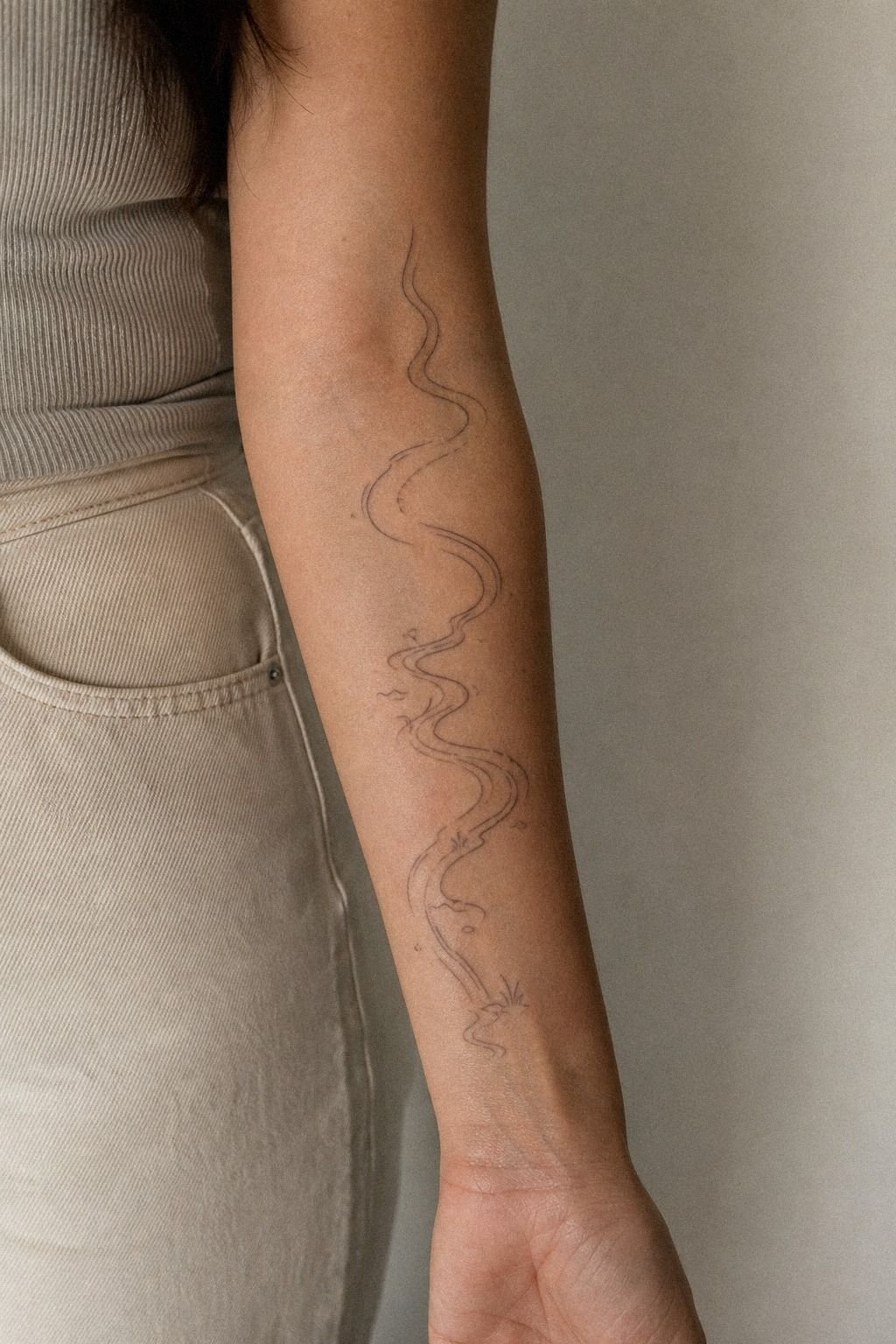 Pick A River Tattoo With Soft Curves