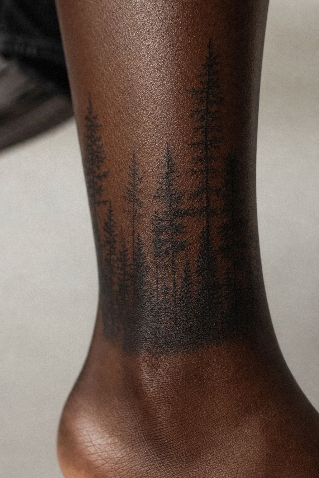 Choose Black Ink For Forest Silhouettes