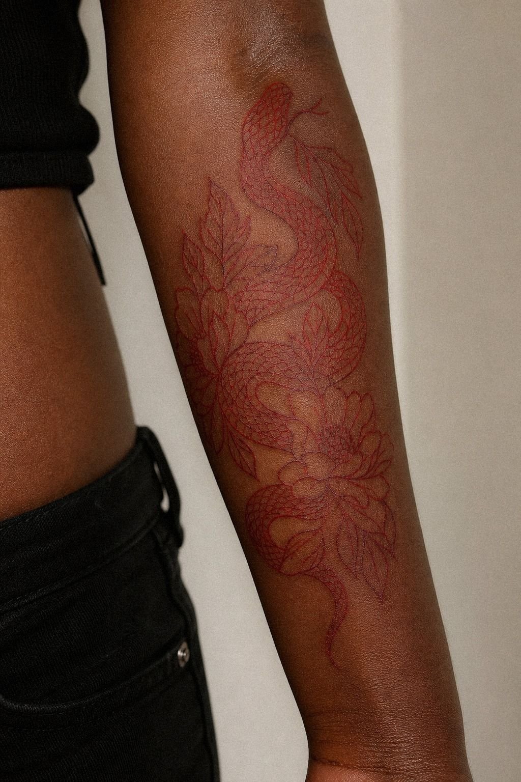 I Protected Fresh Red Ink From Sun