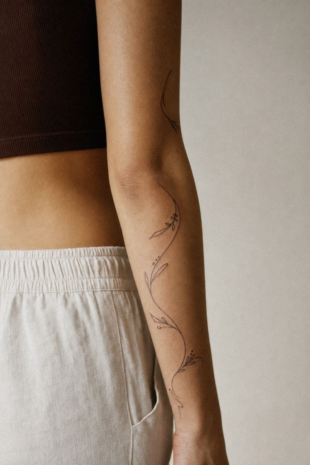 Old School Flash Or Modern Fine Line On Forearm?