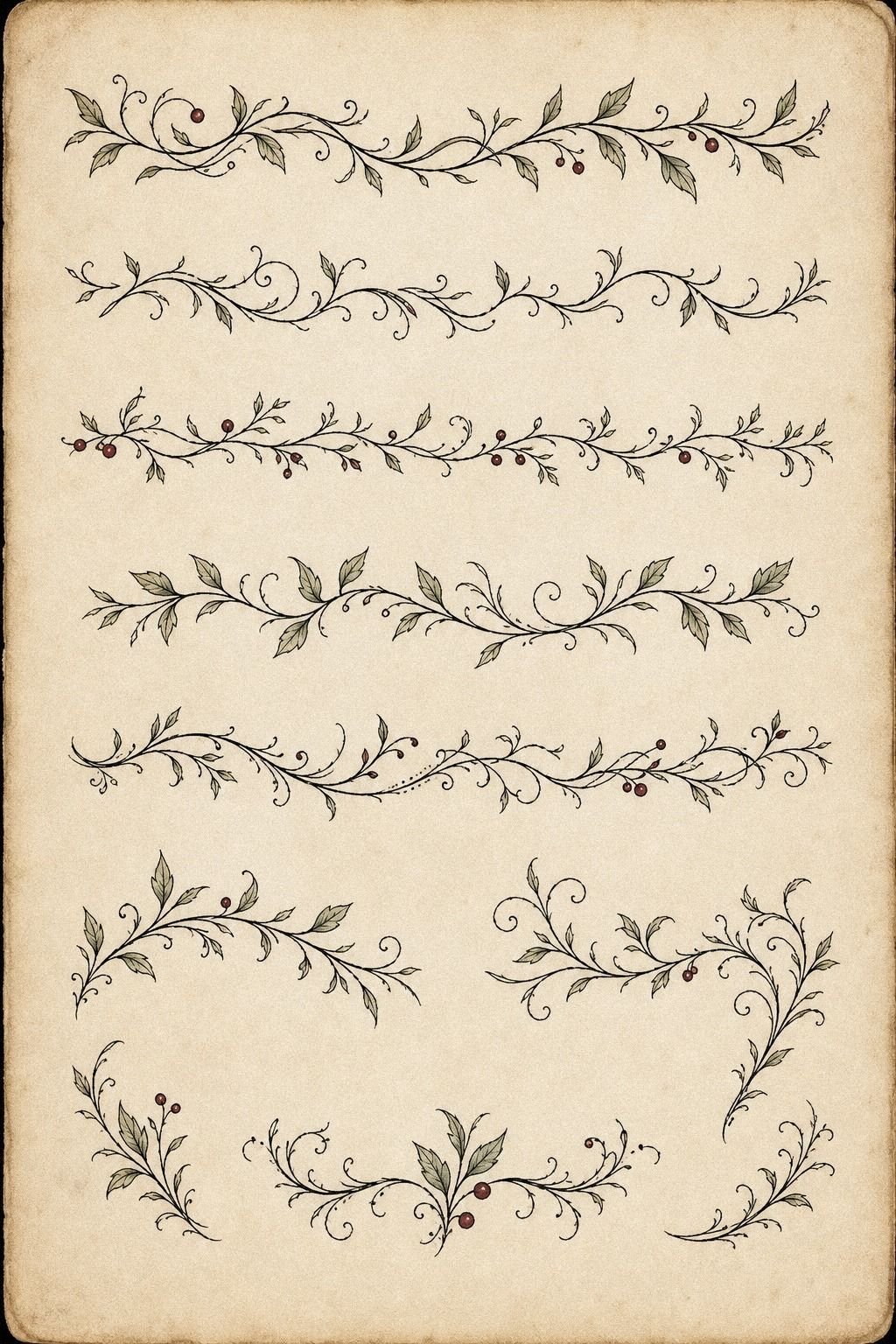 Place Delicate Vine Ink Around The Wrist
