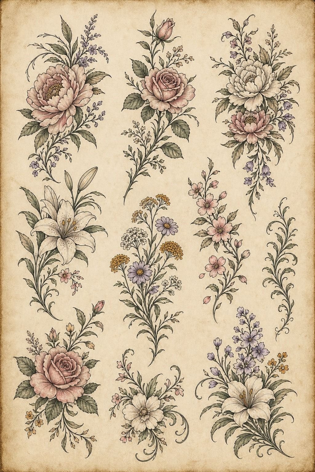 Cover The Old Mark With A Soft Floral