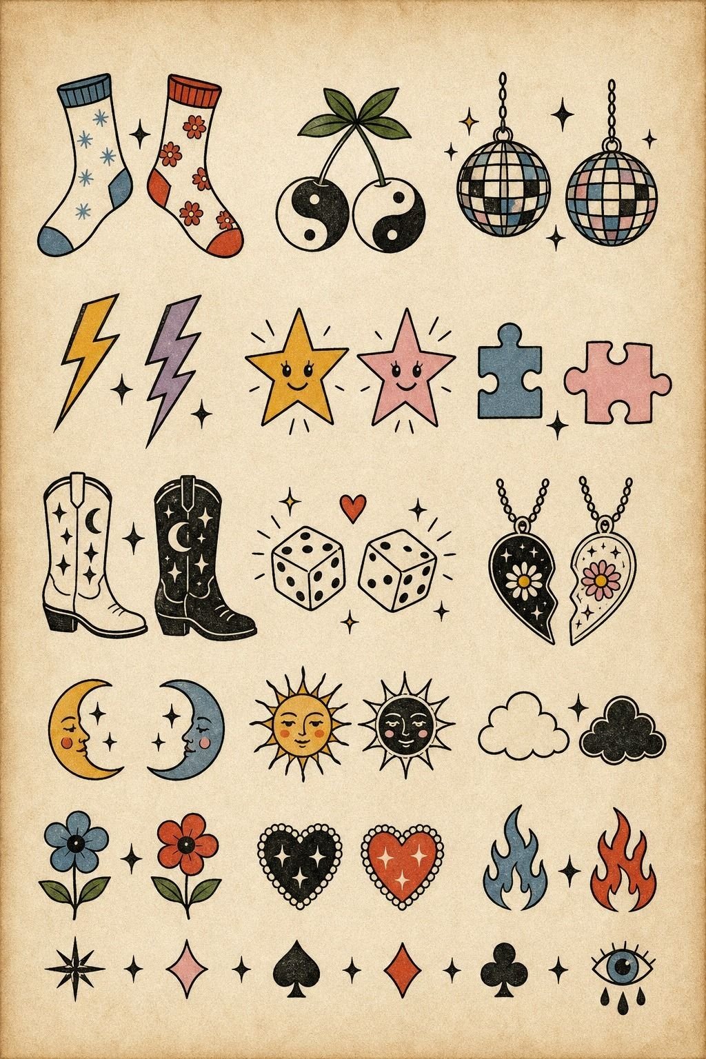 Plan Funky Matching Tattoos With Friends