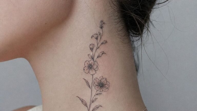 Low-Regret Side Neck Tattoo Ideas That Still Heal Clean