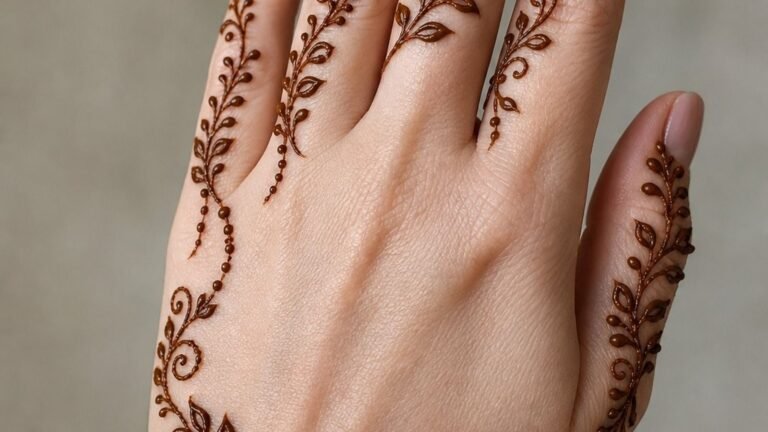 12 Small Henna Designs That Stay Clean, Not Crowded