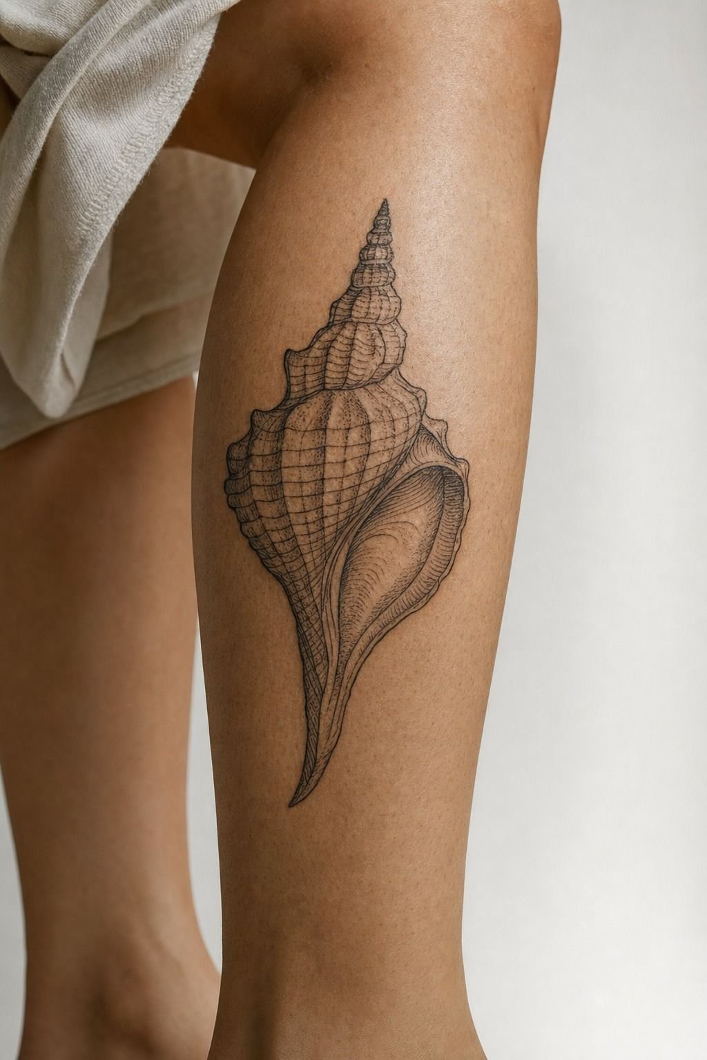 Pick A Fine Line Seashell Design