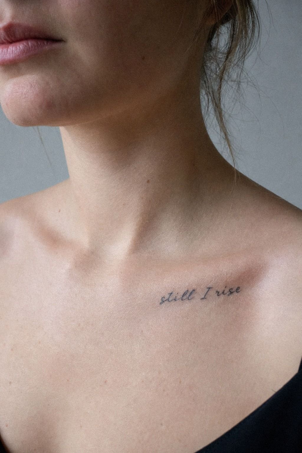 Pick A Meaningful Quote Under The Collarbone
