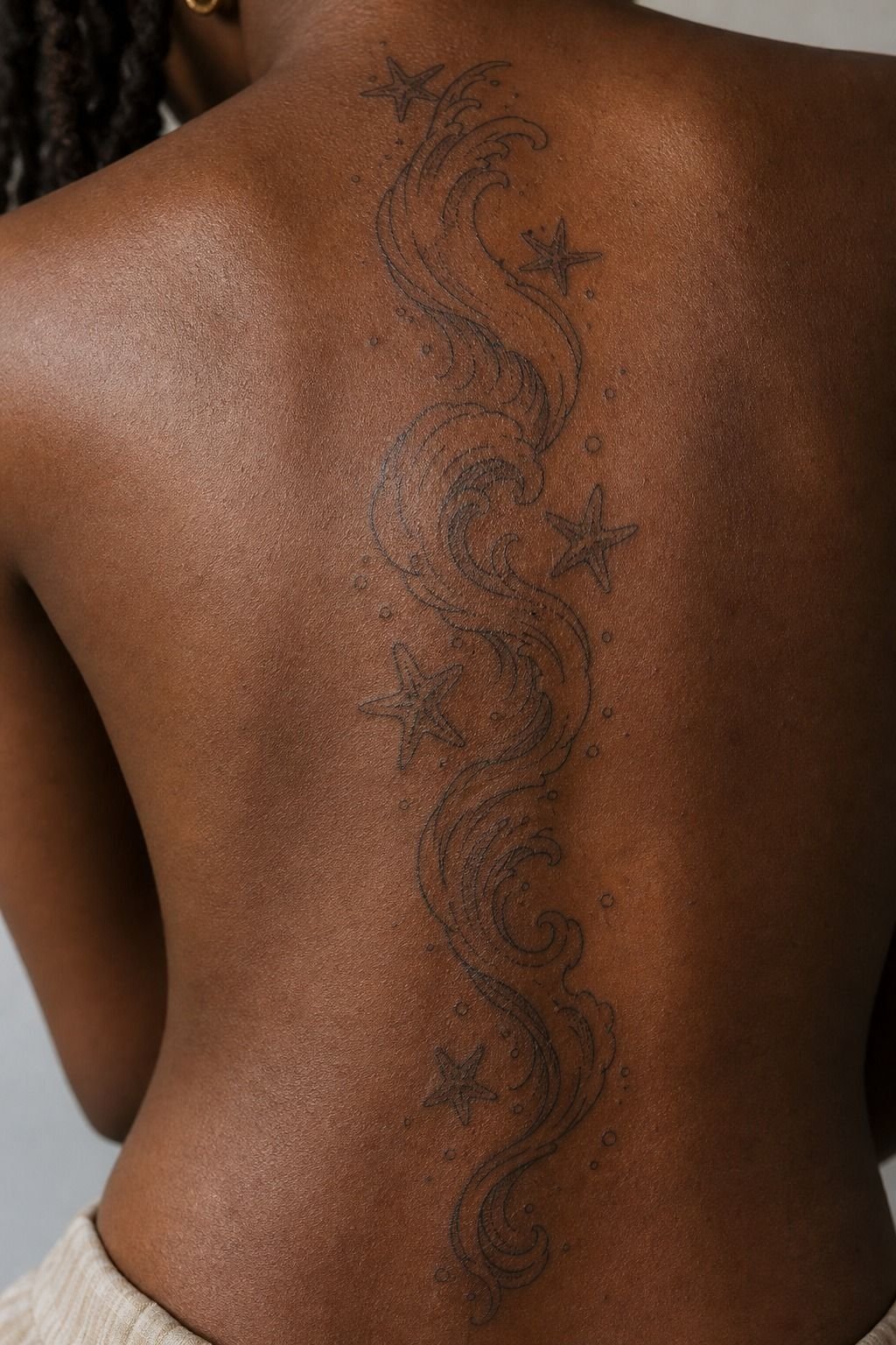 Add Starfish Details Around A Wave