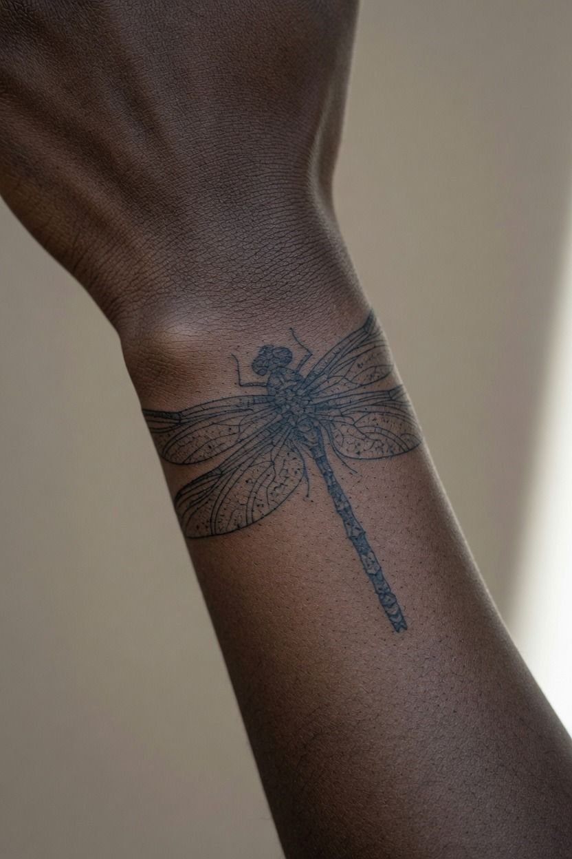 Vet Your Artist For Dragonfly Linework And Symmetry
