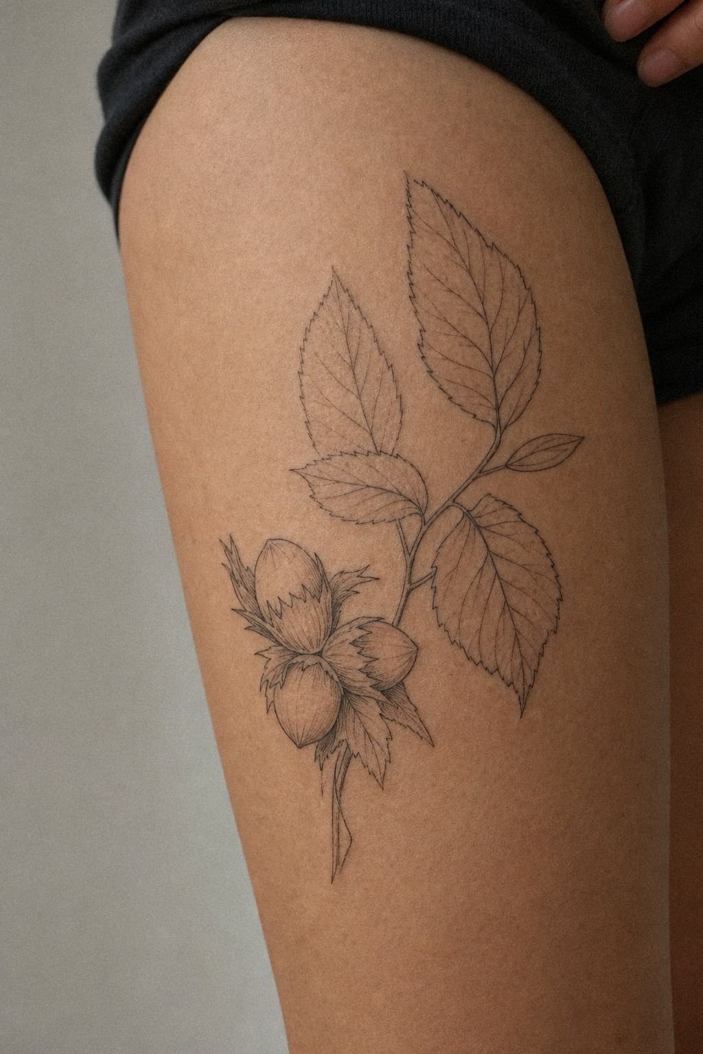 I Picked Hazel For Feminine Black Linework
