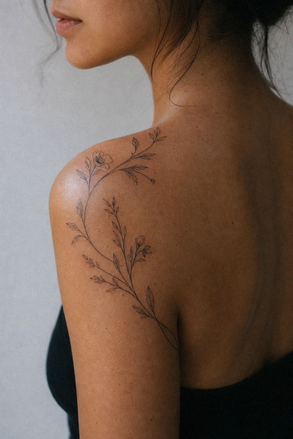 Choose Simple Florals With Few Lines