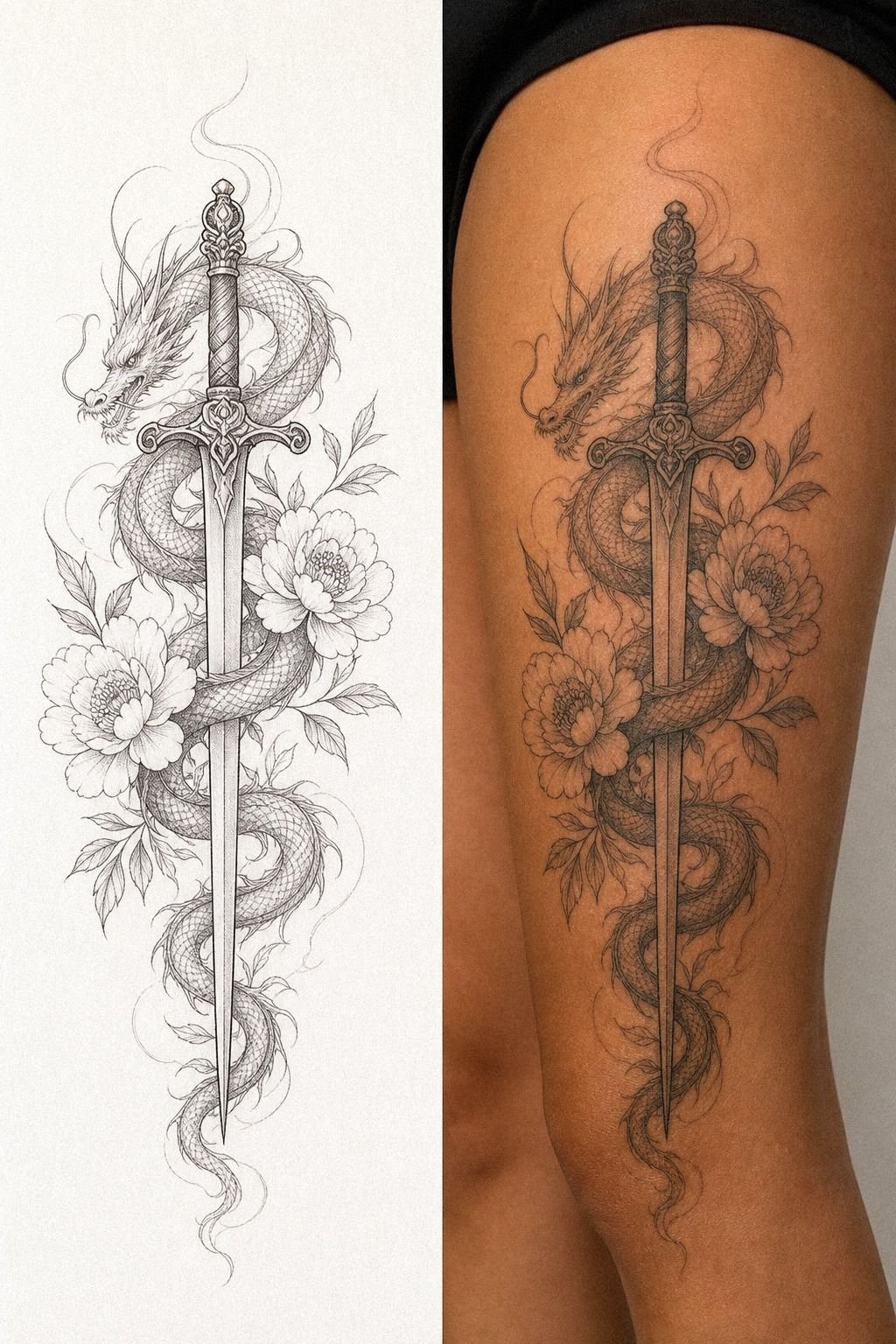 I Asked For Soft Black Whip Shading