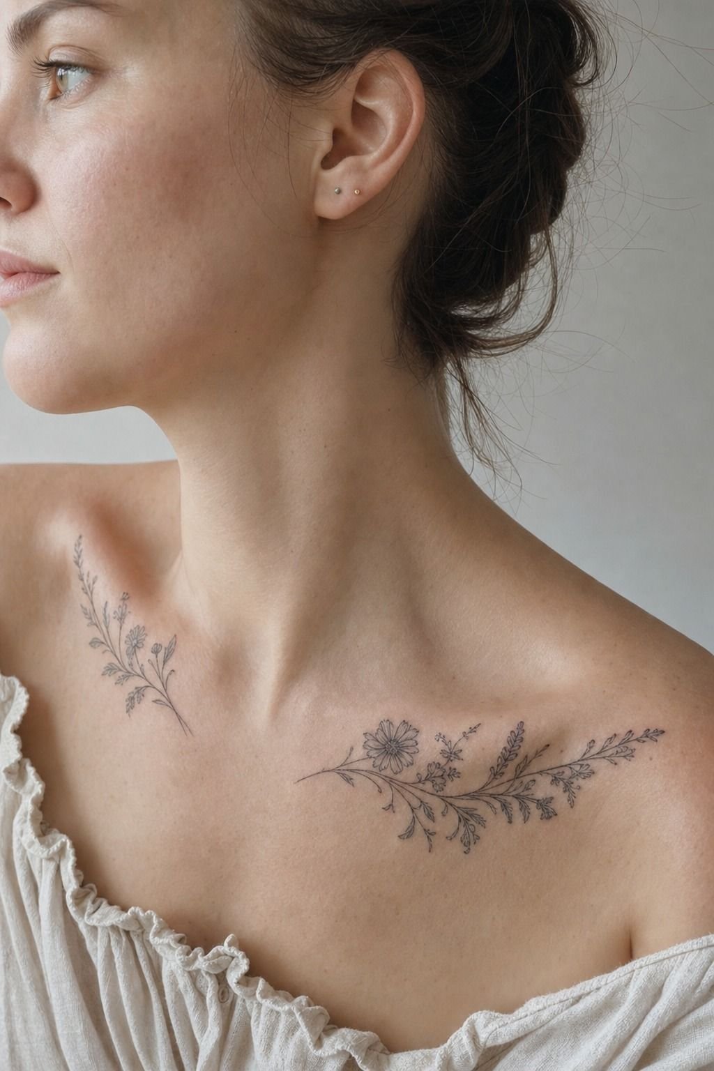 Wildflower Birth Month Bouquet Tattoo