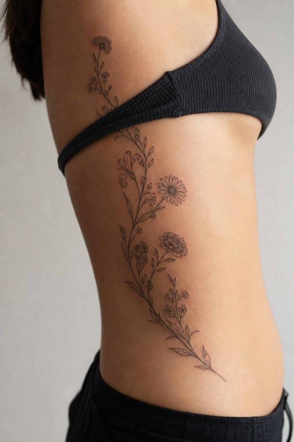 Birth Flower Tattoos Ideas For Families