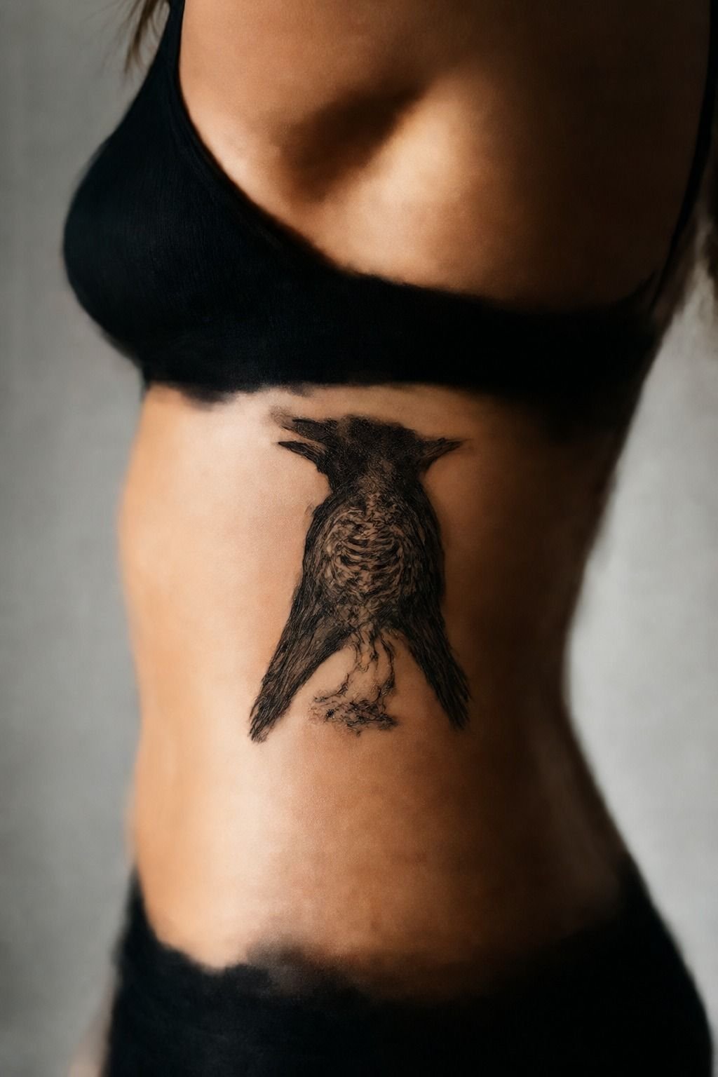 Place A Crow Rib Tattoo Wisely
