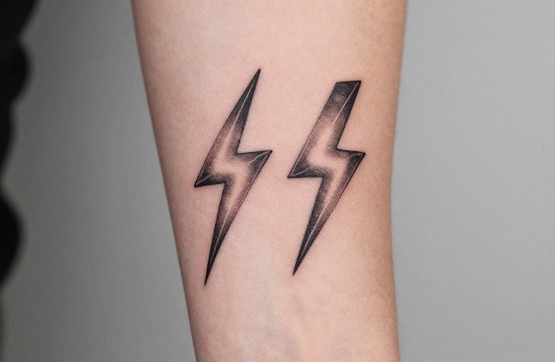 two-lightning-bolt-tattoo-meaning