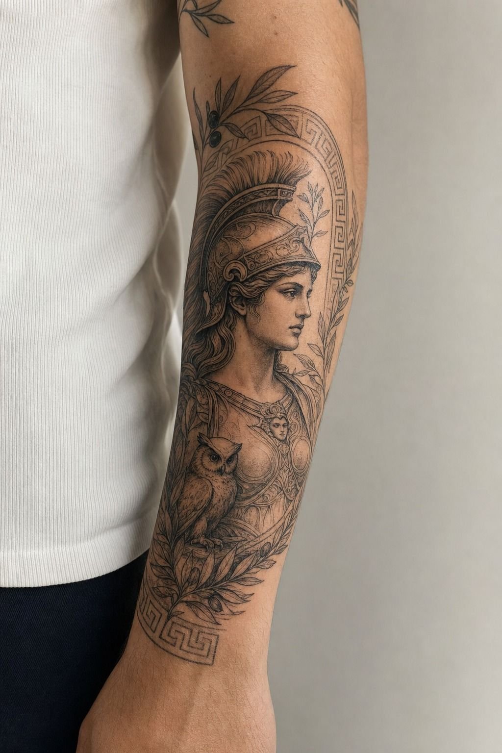 I Built a Greek Sleeve Around Athena