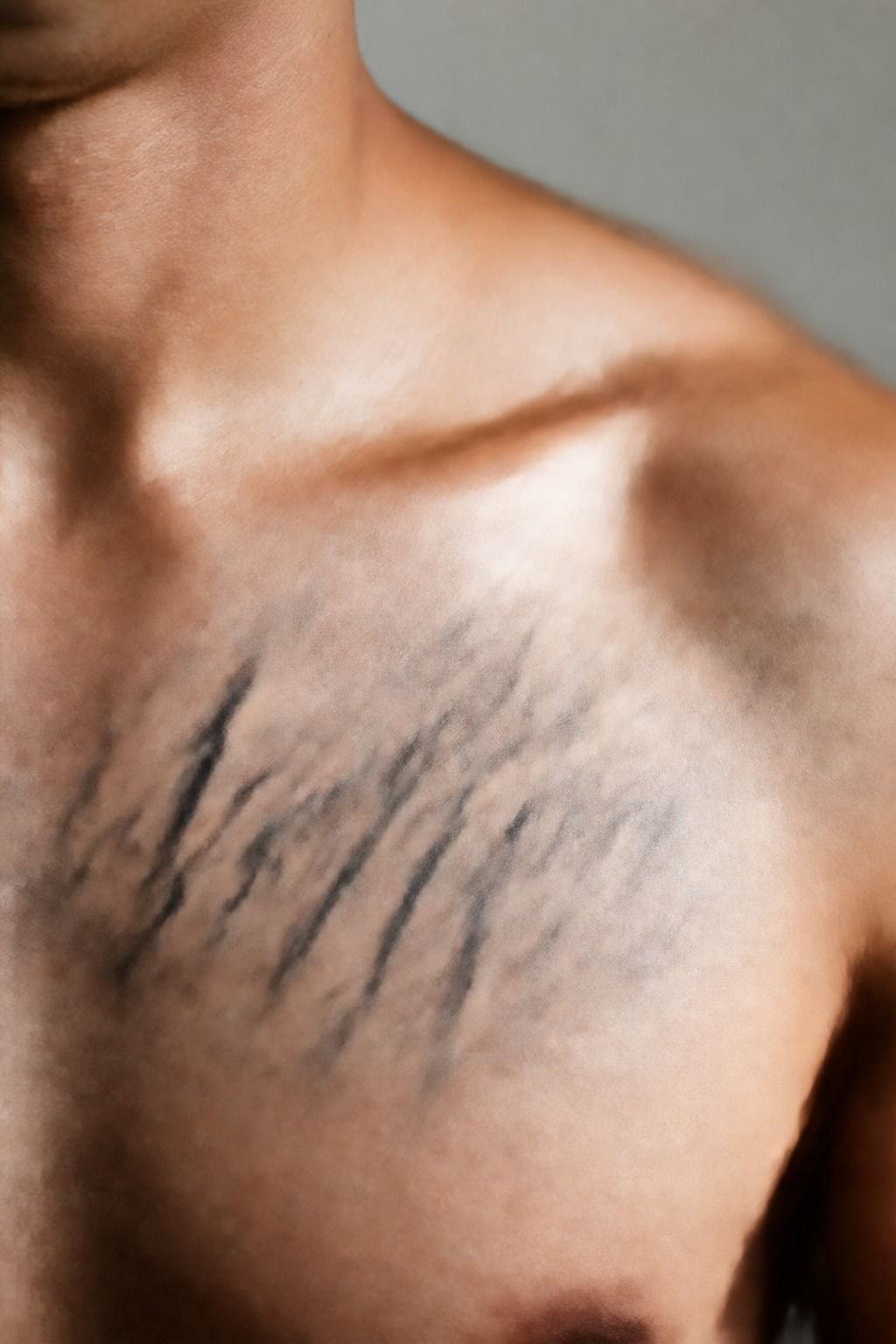 Girlfriend Name Chest Script Tattoo