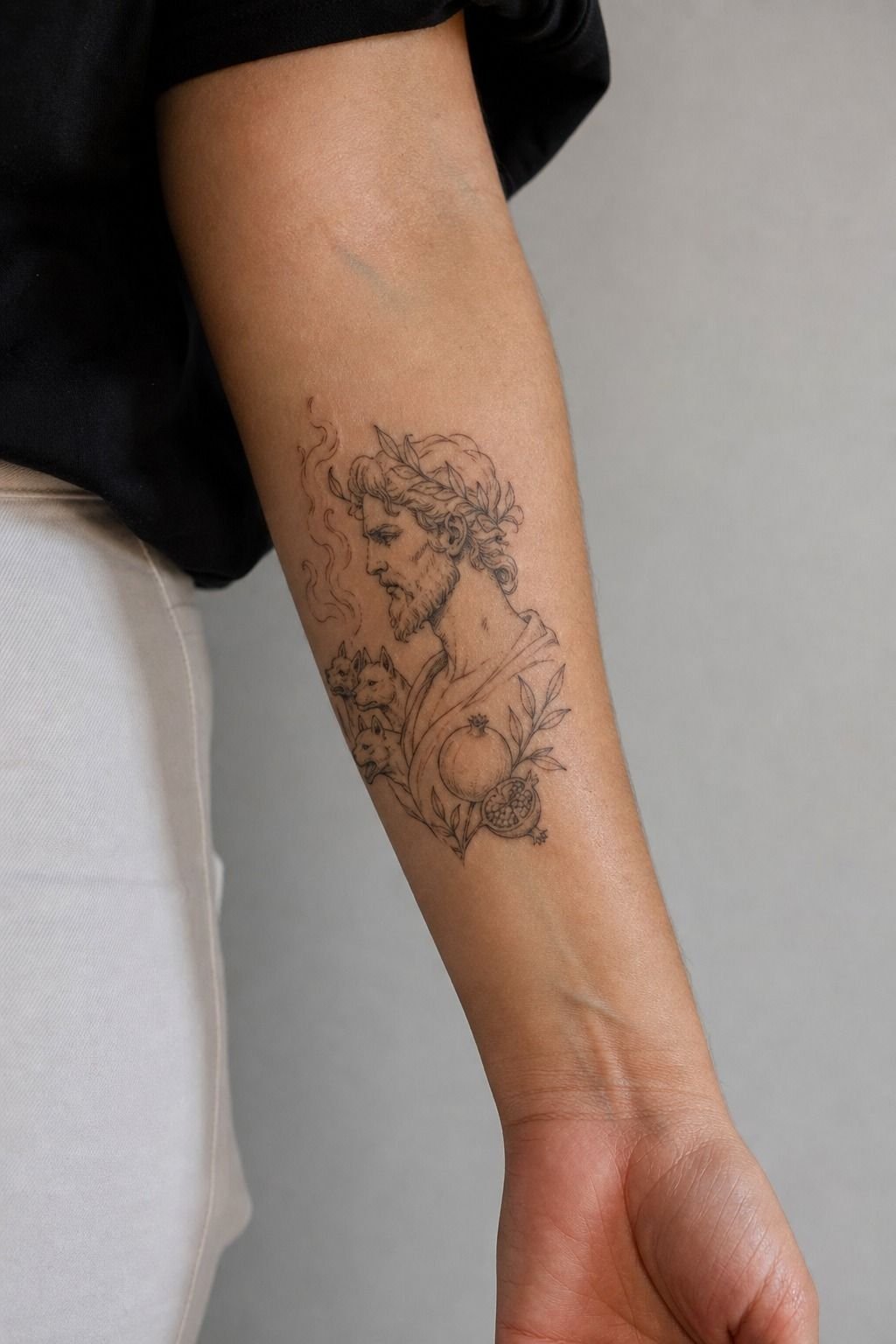 I Chose Hades for My Inner Forearm