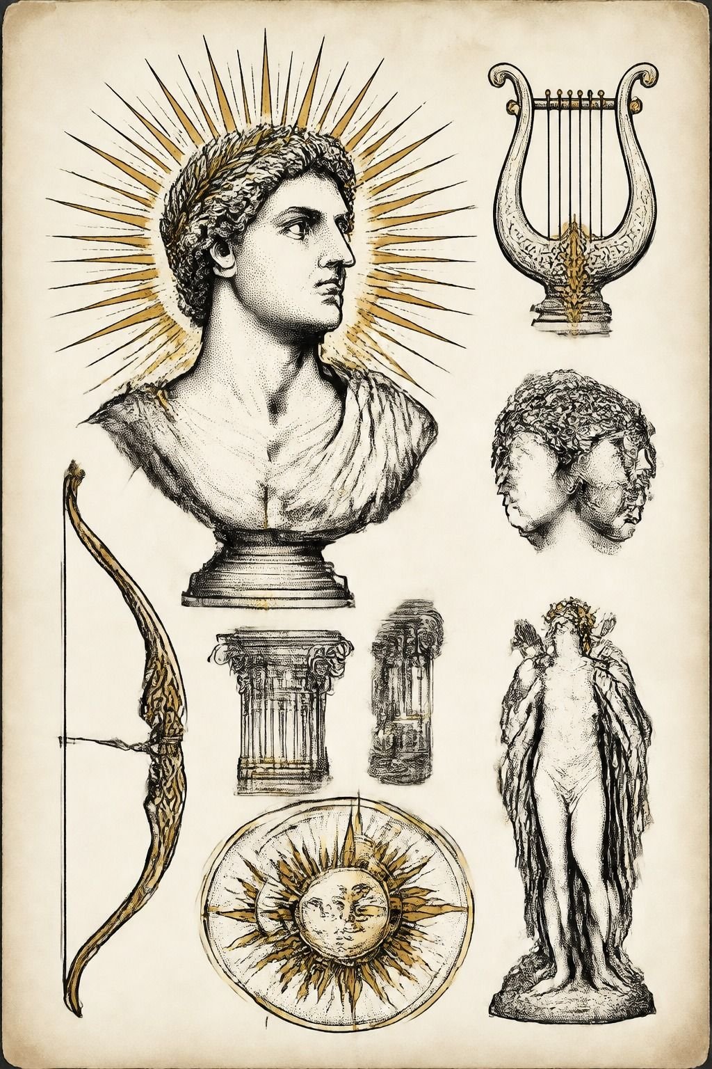 I Asked for Apollo in Statue Shading