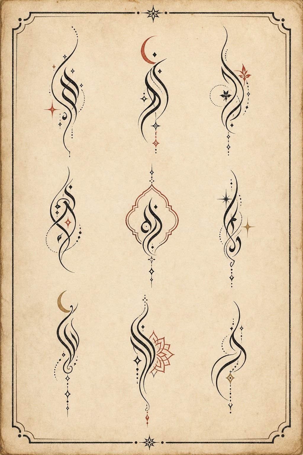 Can Tiny Arabic Lettering Survive Behind the Ear?