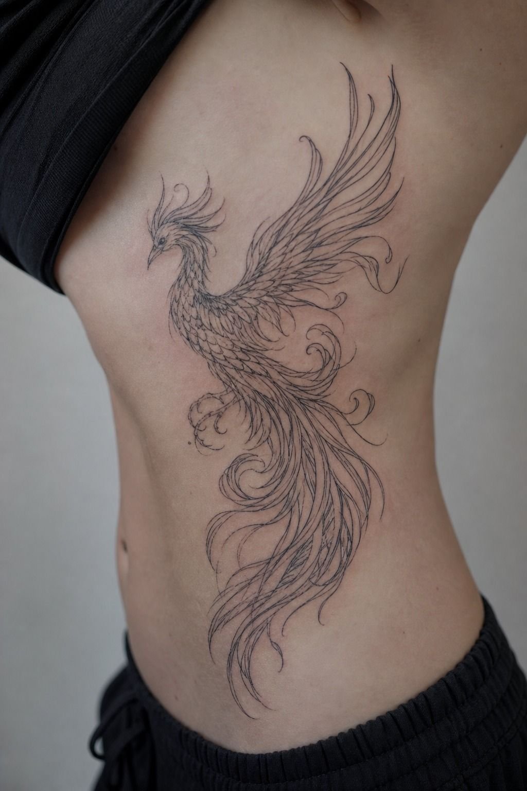 I Turned a Phoenix Into Rib Ink