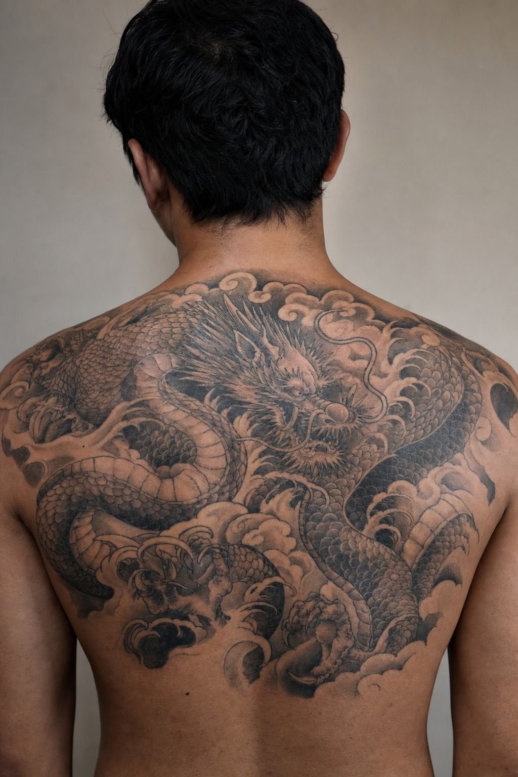I Committed to a Japanese Dragon Backpiece