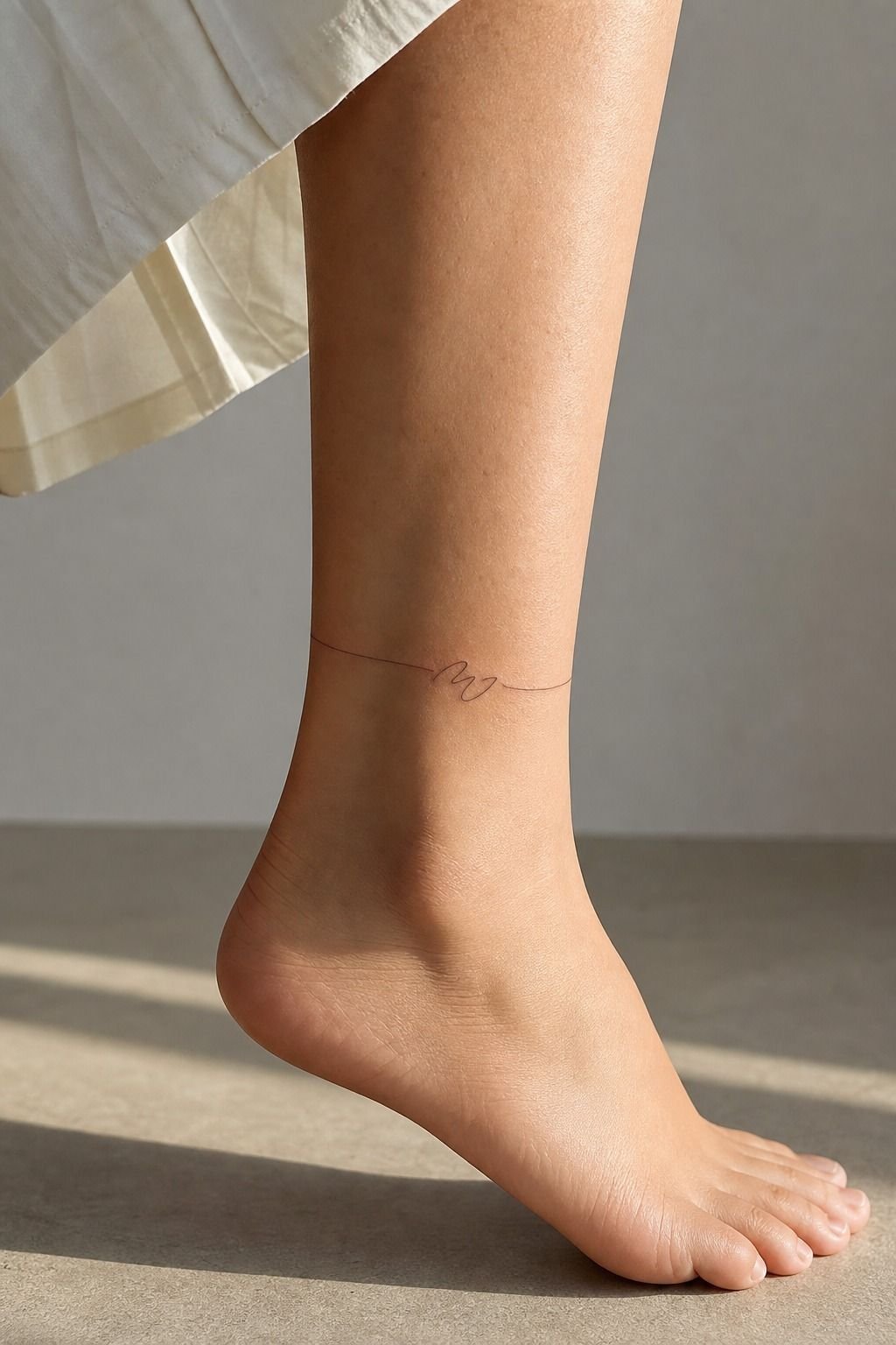 Keep His Name Small On Your Ankle