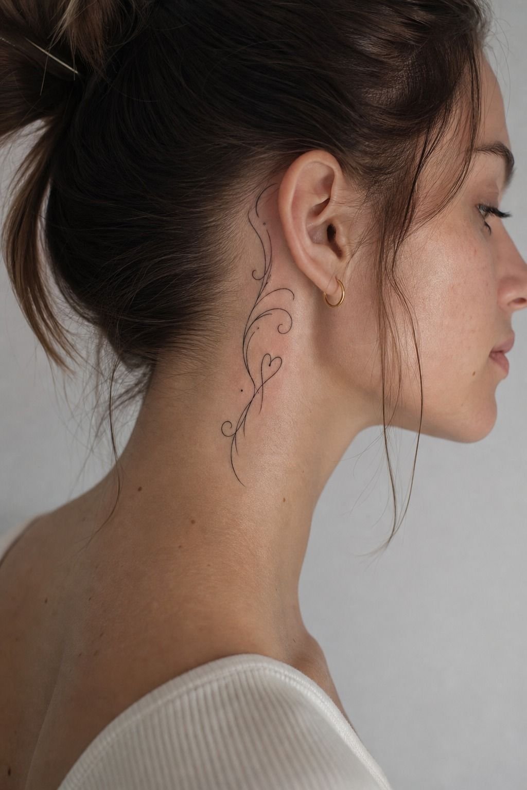 Over-Heart Script Versus Finger Ink