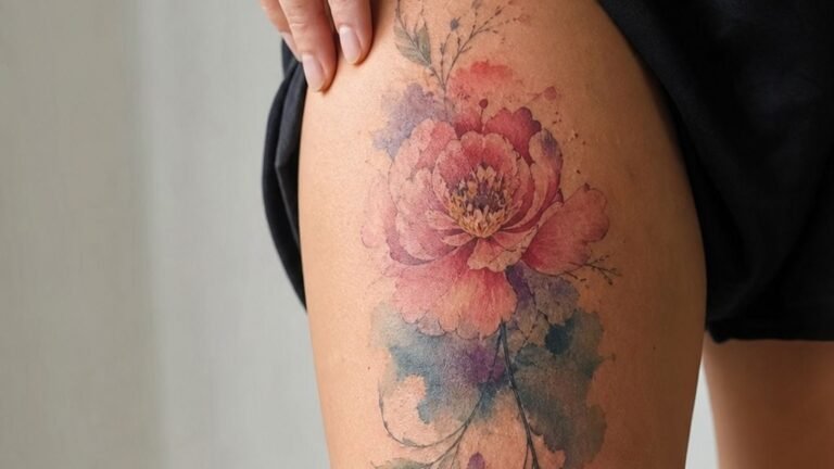 I Chose A Watercolor Tattoo, And It Still Looks Crisp Years Later