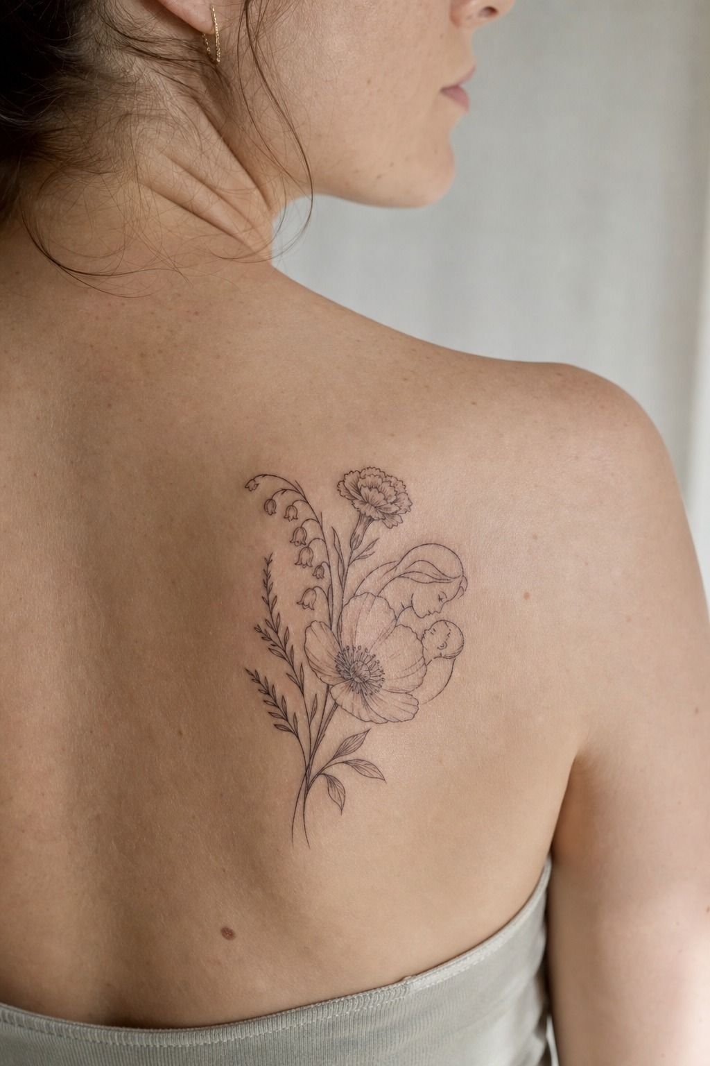 Choose a Fine Line Birth Flower That Can Breathe
