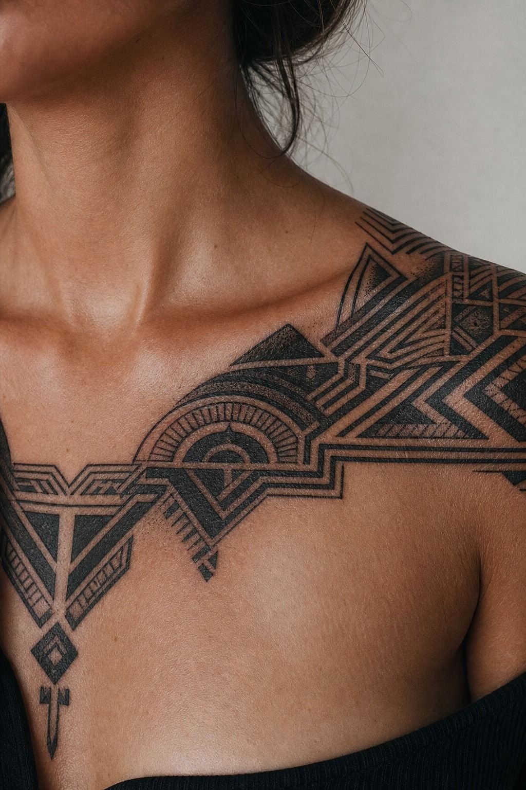Why I sketch geometric blackwork stencils directly on skin