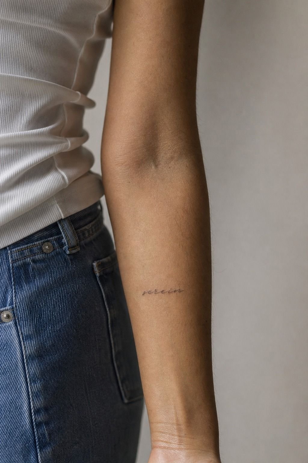 Place A Rare Word Tattoo On Your Forearm