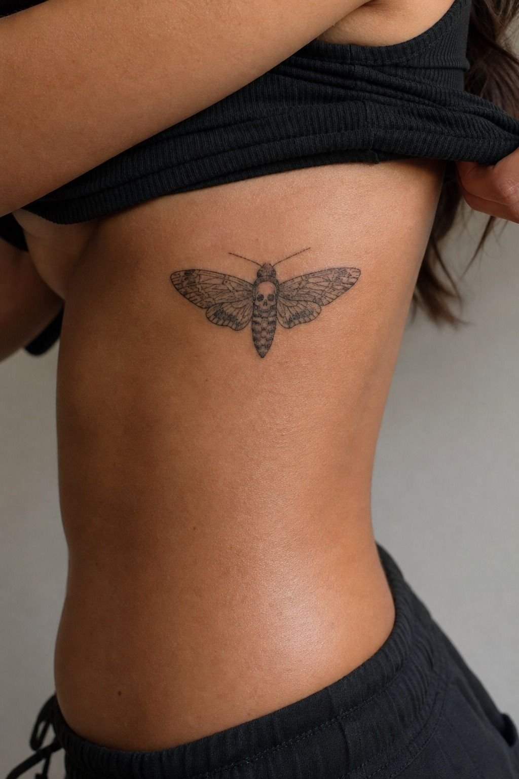 Why Does A Deathhead Moth Tattoo Skull Turn Muddy?
